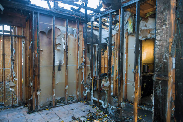 Professional Emergency Fire Cleanup technician working in Richlands, VA